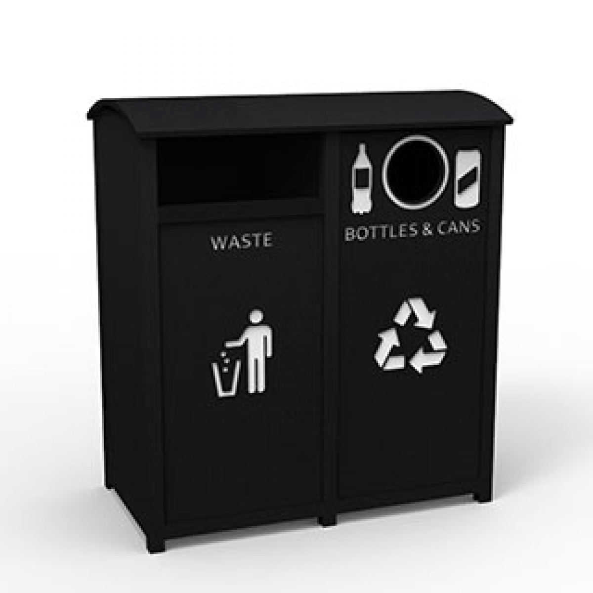 Outdoor Recycling Bins & Waste Containers Made to Order